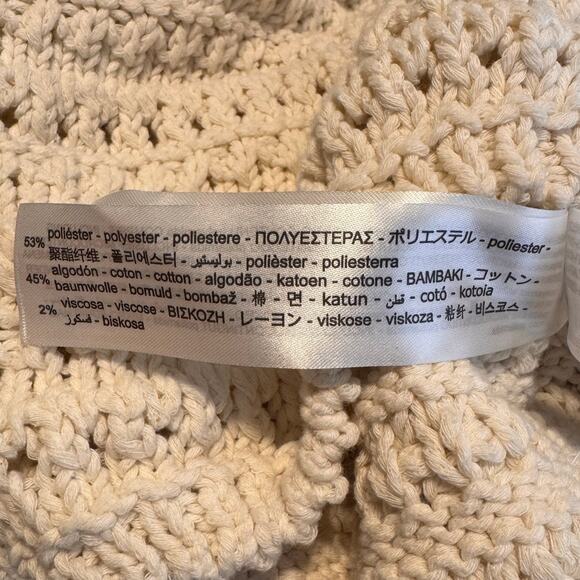 Zara Crochet Knit Cropped Tank Top - Size S - Picture 7 of 7